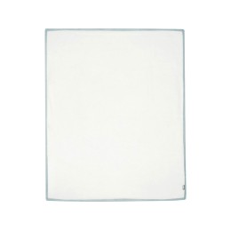 Плед Marigold из флиса из вторичного ПЭТ и искусственного меха, серый/белый