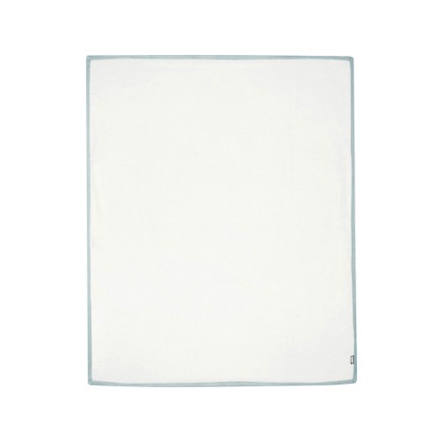 Плед Marigold из флиса из вторичного ПЭТ и искусственного меха, серый/белый