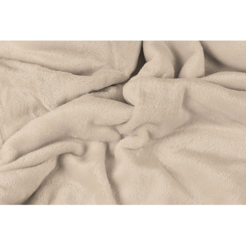 Плед мягкий флисовый Fancy, бежевый