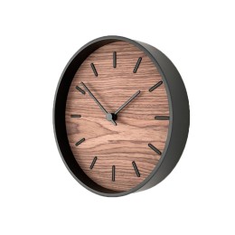 Часы настенные "Tiger" S, черный, орех