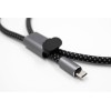 Ремешок-держатель для телефона с зарядным кабелем USB-C - USB-C «Lany Wristband Charge Eco», серый