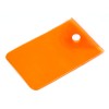 Прозрачный кармашек PVC, оранжевый цвет