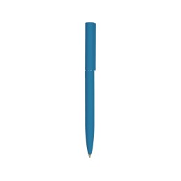 Шариковая металлическая ручка "Minimalist" софт-тач, морская волна