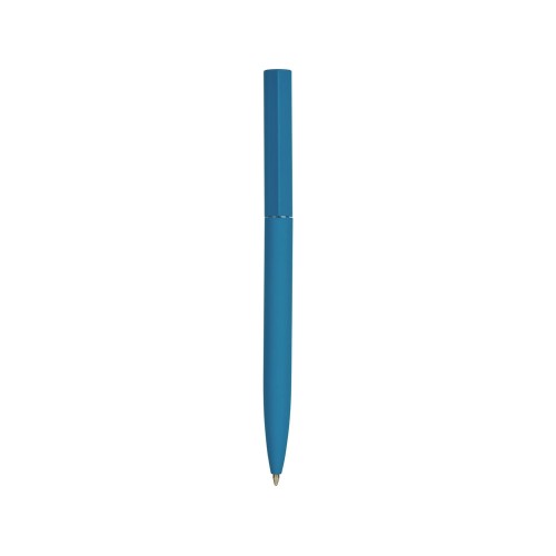 Шариковая металлическая ручка "Minimalist" софт-тач, морская волна