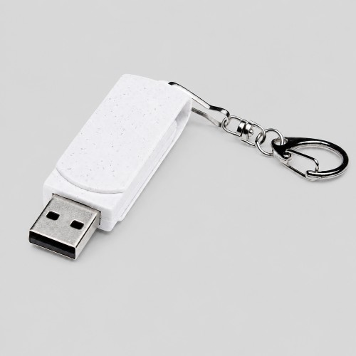 Флешка USB 3.0 Варуна на 128 ГБ, крапчатый белый