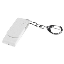 Флешка USB 2.0 Варуна на 128 ГБ, крапчатый белый