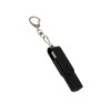 USB-флешка на 16 Гб 2 в 1 поворотный механизм, c дополнительным разъемом Type-C с одноцветным металлическим клипом, черный