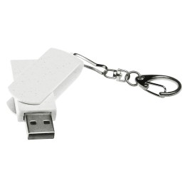 Флешка USB 2.0 Варуна на 8 ГБ, крапчатый белый