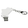 Флешка USB 2.0 Варуна на 64 ГБ, крапчатый белый