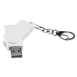 Флешка USB 2.0 Варуна на 64 ГБ, крапчатый белый