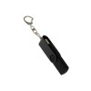 USB-флешка на 16 Гб 2 в 1 поворотный механизм, c дополнительным разъемом Type-C с одноцветным металлическим клипом, черный