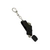 USB-флешка на 128 Гб 2 в 1 поворотный механизм, c дополнительным разъемом Type-C с одноцветным металлическим клипом, черный