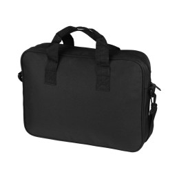 Сумка для ноутбука Wing с вертикальным наружным карманом, черный (Р)