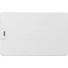 Флеш-карта USB 2.0 16 Gb в виде металлической карты "Card Metal", серебристый