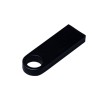 USB 2.0-флешка на 8 Гб с мини чипом и круглым отверстием, черный