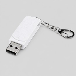 Флешка USB 3.0 Варуна на 32 ГБ, крапчатый белый