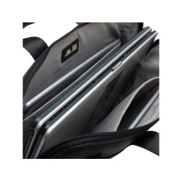 Сумка для ноутбука 15.6" из кожзама 8930, черный