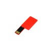 USB-флешка на 8 Гб в виде пластиковой карточки, красный