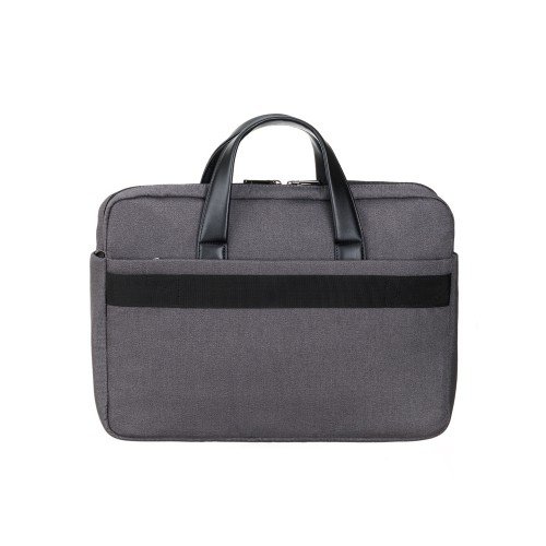 Сумка для ноутбука TORBER ВЕКТОР 14.1'', чёрный/серый, нейлон, 40 x 5 x 28 см, 5л