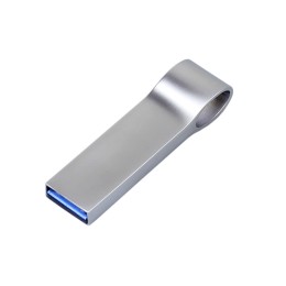 USB 2.0-флешка на 512 Мбайт с мини чипом, компактный дизайн, боковое отверстие для цепочки