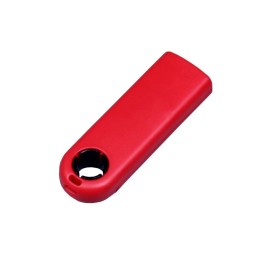 USB-флешка промо на 32 Гб прямоугольной формы, выдвижной механизм, черный