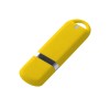USB-флешка на 2 ГБ с покрытием soft-touch, жёлтый