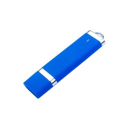 USB-флешка на 64 ГБ с покрытием soft-touch "Орландо", синий