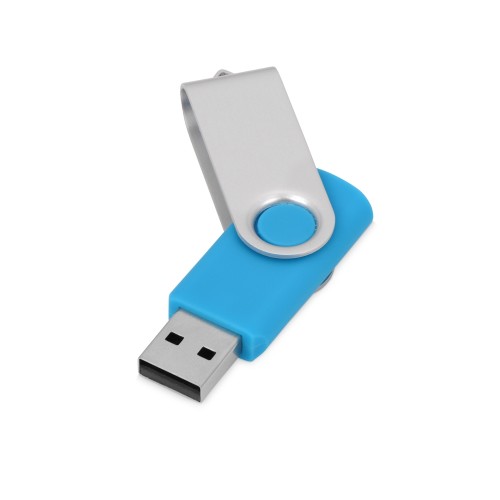 Флеш-карта USB 2.0 16 ГБ «Квебек», голубой