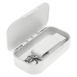 Флешка USB 2.0 Варуна на 64 ГБ, крапчатый белый