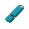 USB-флешка на 2 ГБ с покрытием soft-touch, голубой