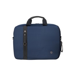 Сумка для ноутбука TORBER ВЕКТОР 15.6'', синий, нейлон/полиэстер, 40 x 5 x 30 см, 5л