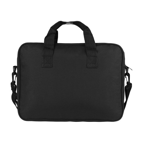 Сумка для ноутбука Wing с вертикальным наружным карманом, черный (Р)