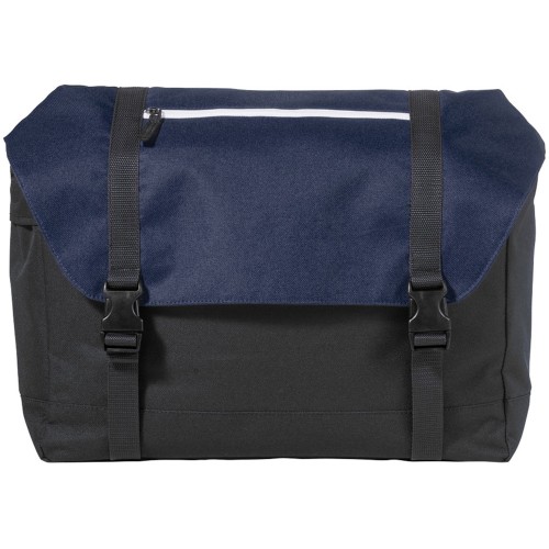 Сумка "Oakland" для ноутбука 15,6", черный/темно-синий