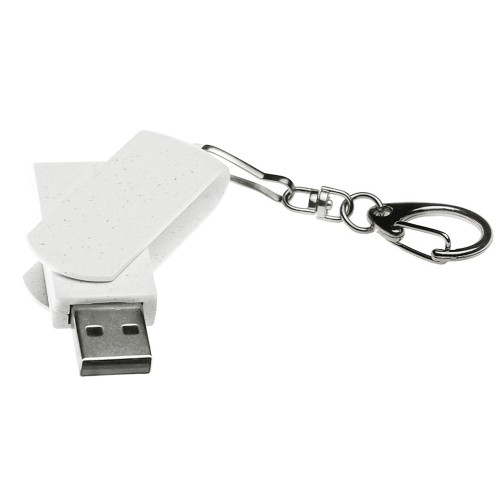 Флешка USB 2.0 Варуна на 32 ГБ, крапчатый белый