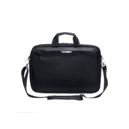 Сумка для ноутбука TORBER ВОЯЖ 15.6'', чёрный, нейлон/микрофибра, 43 х 5 х 29 см, 6л