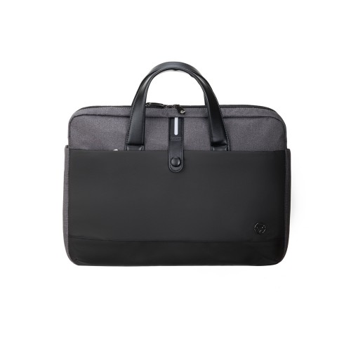 Сумка для ноутбука TORBER ВЕКТОР 14.1'', чёрный/серый, нейлон, 40 x 5 x 28 см, 5л