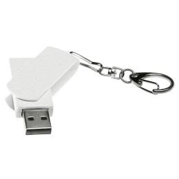 Флешка USB 2.0 Варуна на 16 ГБ, крапчатый белый