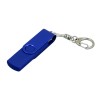 Флешка с поворотным механизмом, c дополнительным разъемом Micro USB, 64 Гб, синий