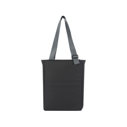 Водонепроницаемая эко-сумка Aqua для ноутбука с диагональю экрана 14 дюймов, сплошной черный