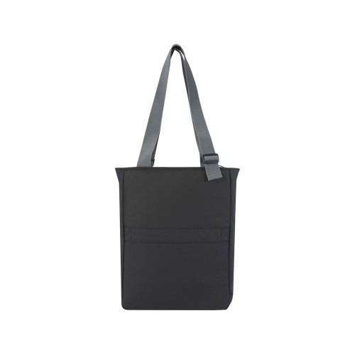 Водонепроницаемая эко-сумка Aqua для ноутбука с диагональю экрана 14 дюймов, сплошной черный