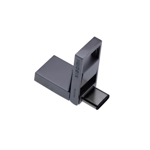 USB 3.0-флешка на 64 Гб с разъемами USB-A и Type-C, серебристый