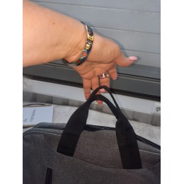 Сумка для ноутбука Wing с вертикальным наружным карманом, зеленый (Р)