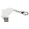 Флешка USB 3.0 Варуна на 128 ГБ, крапчатый белый