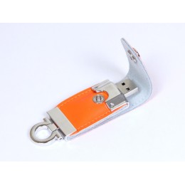 USB-флешка на 16 Гб в виде брелка, оранжевый