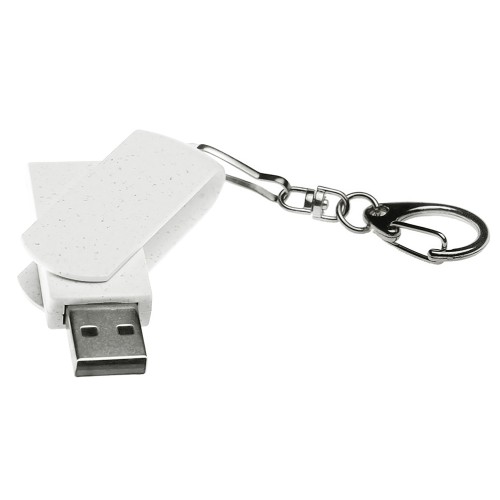 Флешка USB 2.0 Варуна на 4 ГБ, крапчатый белый