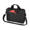 Сумка для ноутбука Wing с вертикальным наружным карманом, черный