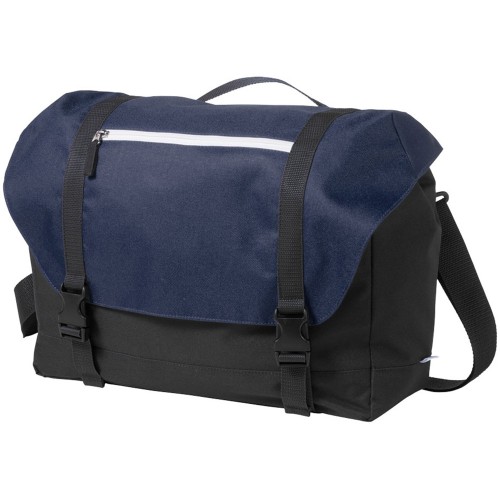 Сумка "Oakland" для ноутбука 15,6", черный/темно-синий