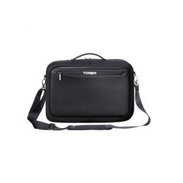 Сумка для ноутбука TORBER ВОЯЖ 15.6'', чёрный, нейлон/микрофибра, 44 х 10 х 32 см, 12л