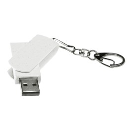 Флешка USB 2.0 Варуна на 256 ГБ, крапчатый белый