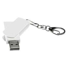 Флешка USB 3.0 Варуна на 32 ГБ, крапчатый белый